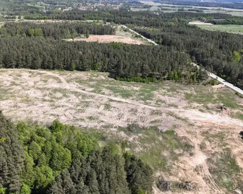 Działka przemysłowa 0,34 ha pod Wasilkowem