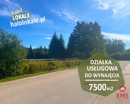 Działka do wynajęcia w świetnej lokalizacji