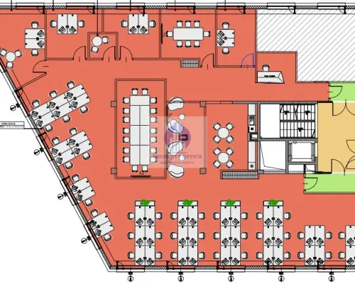 Warszawa Wawer: lokal biurowy 432,80 m2 do wynajęcia