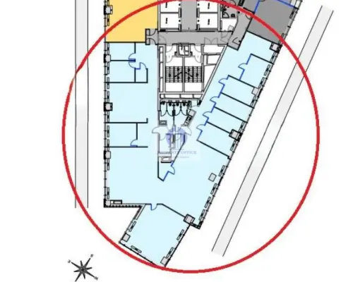 Śródmieście: lokal biurowy 550m2 do podnajmu
