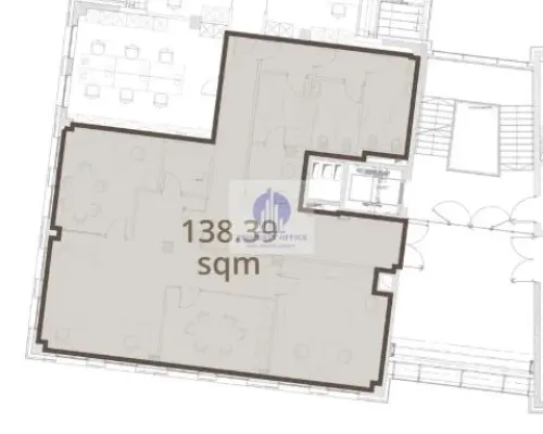Śródmieście: lokal biurowy 150,85 m2 do wynajęcia