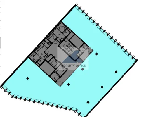 Śródmieście, biuro 636m2 do wynajęcia