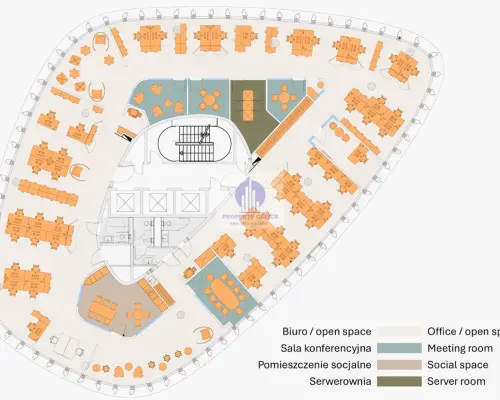 Włochy: umeblowany lokal biurowy 639m2 do wynajęcia