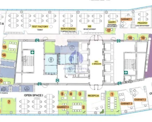 Wola: lokal biurowy 1523m2 do podnajmu