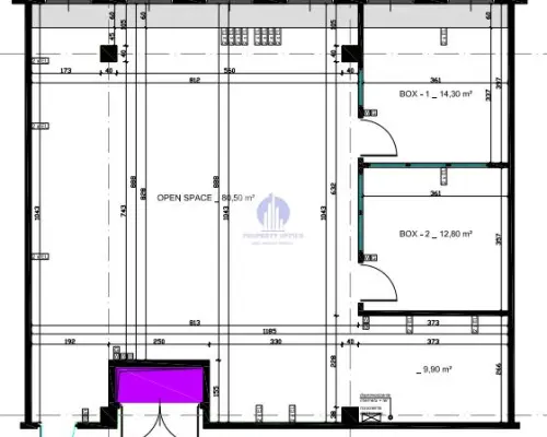 Mokotów : lokal biurowy 133,50m2 do wynajęcia