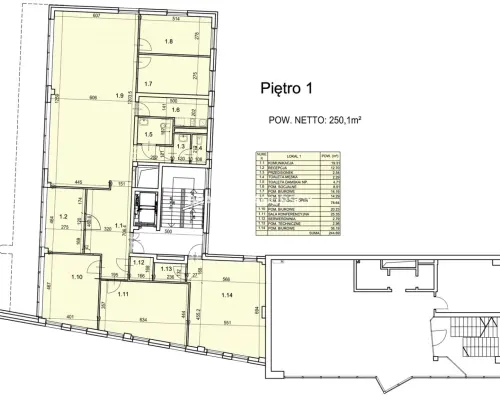 Powierzchnia biurowa z parkingiem - 250m2