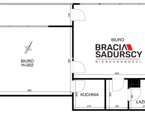 Biuro na wynajem/ 68m2