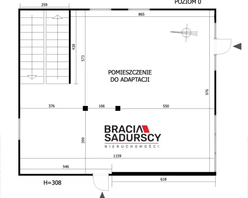 Lokal użytkowy- 340m2, rejon ul. Zakopiańskiej
