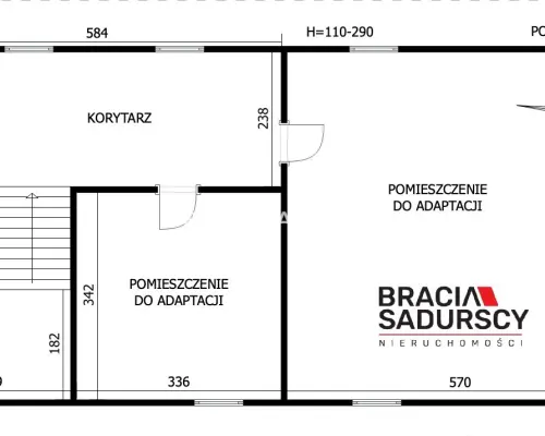 Lokal użytkowy- 340m2, rejon ul. Zakopiańskiej