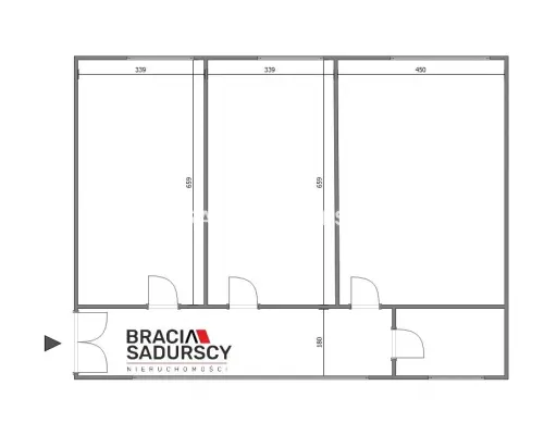 Bronowice, parter, 95 m2 biur + parking