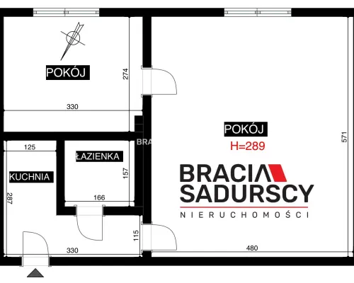 Mieszkanie 45,8 m² w sercu Kazimierza/ul.Bocheńska