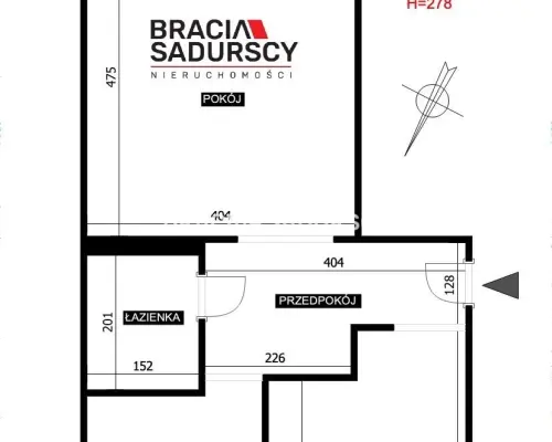 Skawina | 48 m² | Duży potencjał aranżacyjny