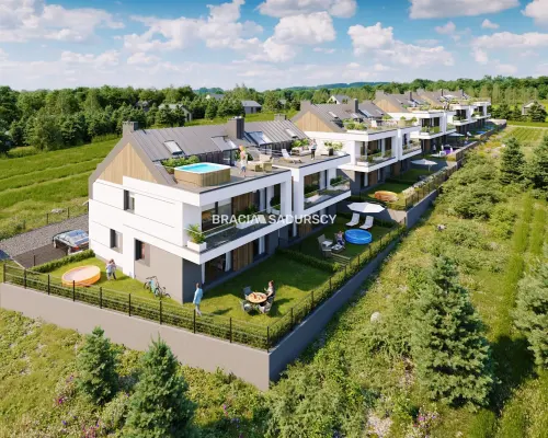Zalesie/ 4 pok Apartament 73m / Ogródek/ 2xparking
