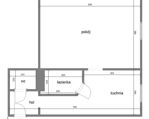 Stare Podgórze po remoncie, 41m