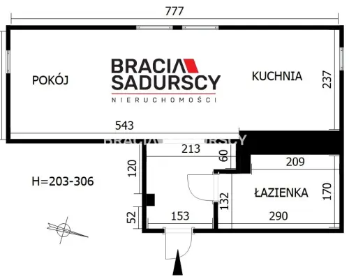 27m2 z piwnicą, klimatyzacją i widokiem na Kopiec
