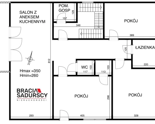 83m2+238m2 ogródek+dwa m. postojowe