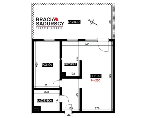 APARTAMENT Z OGRÓDKIEM  41,63 m² - GRZEGÓRZKI - TARASY WIŚLANE   Cena: 850 000 zł wraz z komórką lo