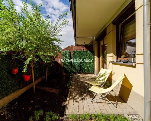 APARTAMENT Z OGRÓDKIEM  41,63 m² - GRZEGÓRZKI - TARASY WIŚLANE   Cena: 850 000 zł wraz z komórką lo