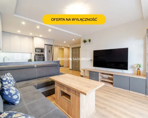 Nowoczesny  3-pokojowy apartament z balkonem.