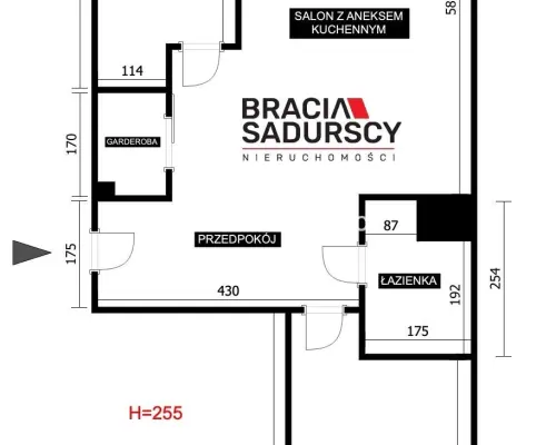 Nowoczesny  3-pokojowy apartament z balkonem.