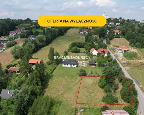 Na sprzedaż: działka budowlana 15 arów - Leńcze, gm. Kalwaria Zebrzydowska    Lokalizacja:  Oferujemy na sprzedaż at
