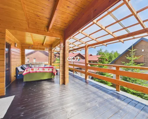 Dom z bali w Polańczyku | 100 m od Jeziora Solińskiego | apartament pod najem  Klimatyczny, całoroczny dom z bali w Polańczyk