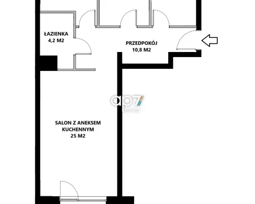 Ogródek na 1 piętrze | salon od południa | Tramwaj