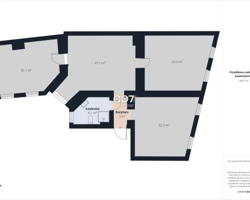 Przestronne 106 m² w odrestaurowanej kamienicy | C