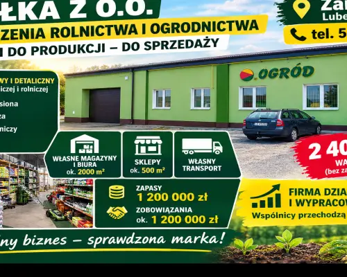 Spółka zaopatrzenia rolnictwa i ogrodnictwa w środki do produkcji do sprzedaży