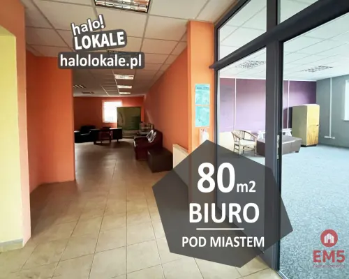 Biuro pod miastem, magazyn, plac