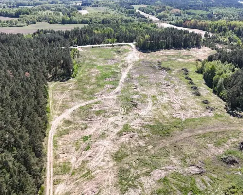 Działka przemysłowa 0,4 ha pod Wasilkowem