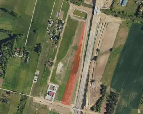 Działka gospodarcza 1,3 ha przy trasie S19e