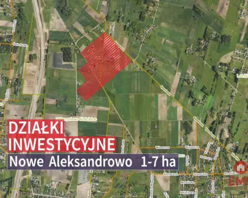 Tereny inwestycyjne w Nowym Aleksandrowie