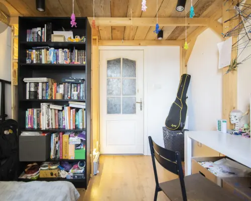 71m2 parter, 3 pokoje z antresolami