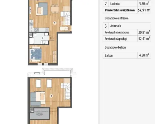 Gotowe do odbioru•PKP 300 m•Balkon•DWUPOZIOMOWE
