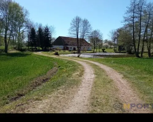 SIEDLISKO DOM 120 m2 - 2 STAWY - 15 ha Ziemi rolnej - SAD OWOCOWY - LAS -