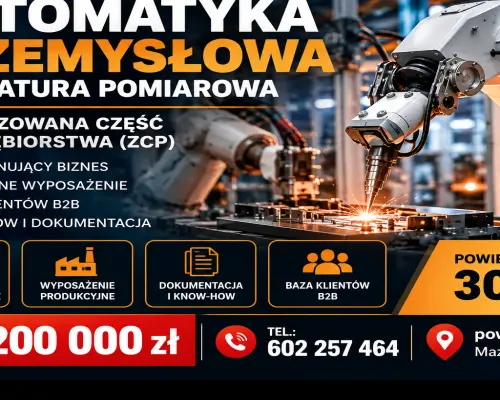 Funkcjonujący biznes – automatyka przemysłowa i aparatura pomiarowa, ZCP