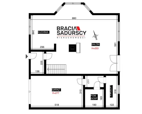 Bibice/Dom z Garażem i Tarasem 150m do Wejścia