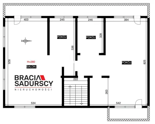 budynek| 409,95 m² |  działka 1056 m² | inwestycja
