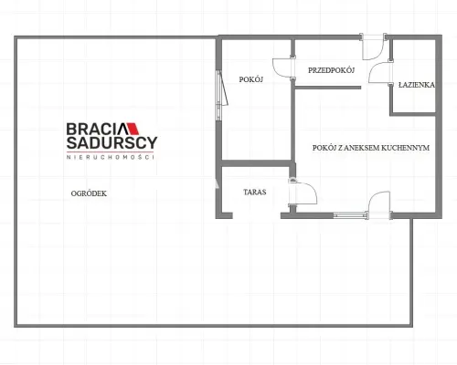 2 pok ok 52,5m2 z tarasem i ogórdkiem 130m2