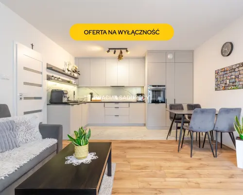 2 pokoje|46,15 m²|ogródek|garaż podziemny|2023r