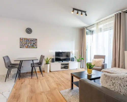 2 pokoje|46,15 m²|ogródek|garaż podziemny|2023r