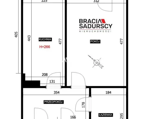 41 m² z potencjałem na 2 pokoje! Bieżanów-Prokocim