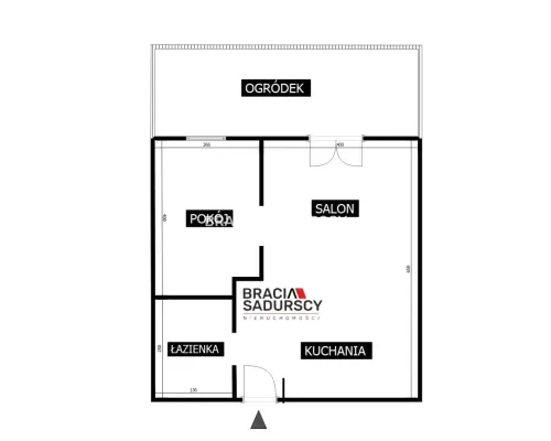 36,5m2, Prandoty, ogródek, garaż, Śródmieście