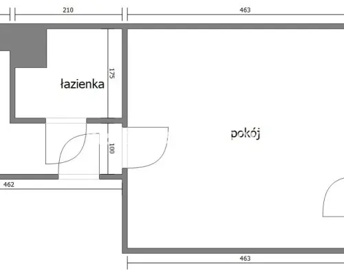 Kawalerka z osobną kuchnią - ul. Strzelców.