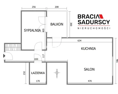 Przestronne, jasne 2 pok. mieszkanie ul. Pszczelna