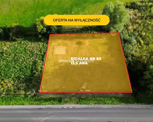Działka usługowa Łuczyce