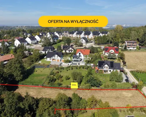DZIAŁKA BUDOWLANA UZBROJONA PRZY WIELICZCE 32 ARY