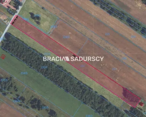 DZIAŁKA 60 AR. ROL-BUDOWLANA MEDIA SĄSPÓW SPOKÓJ