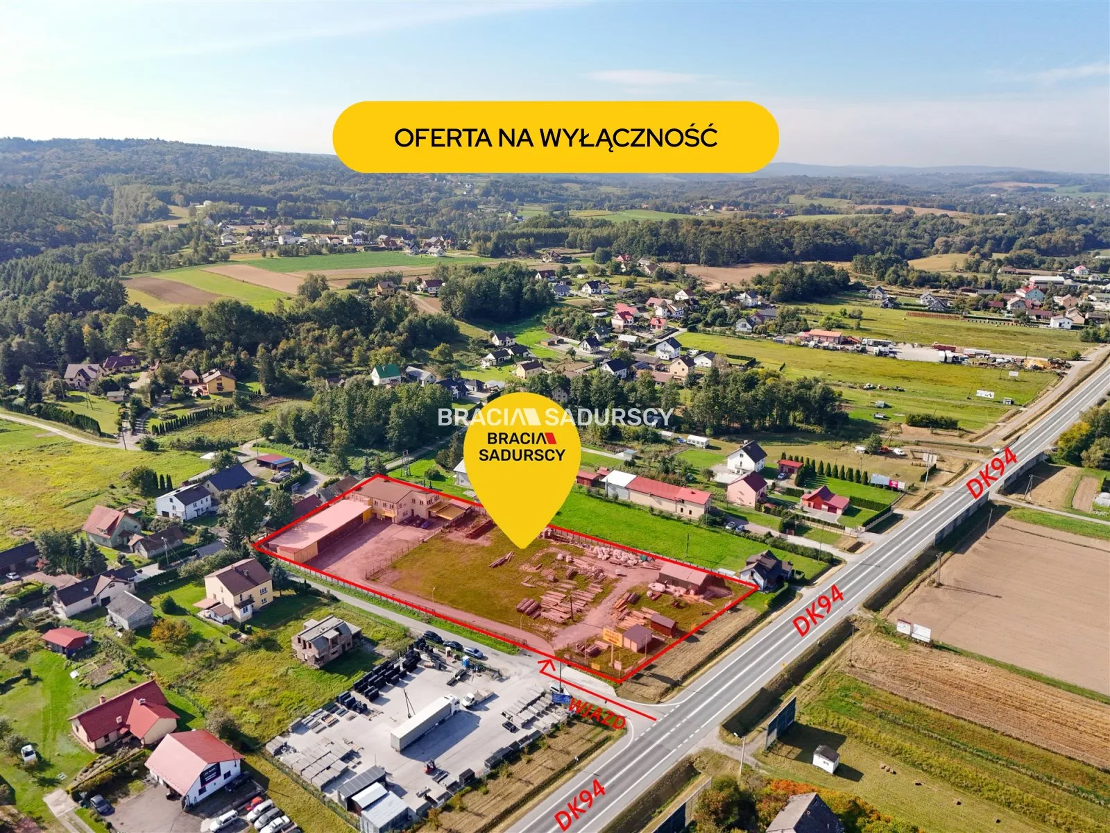 Działka do wynajęcia, Jasień, Brzesko